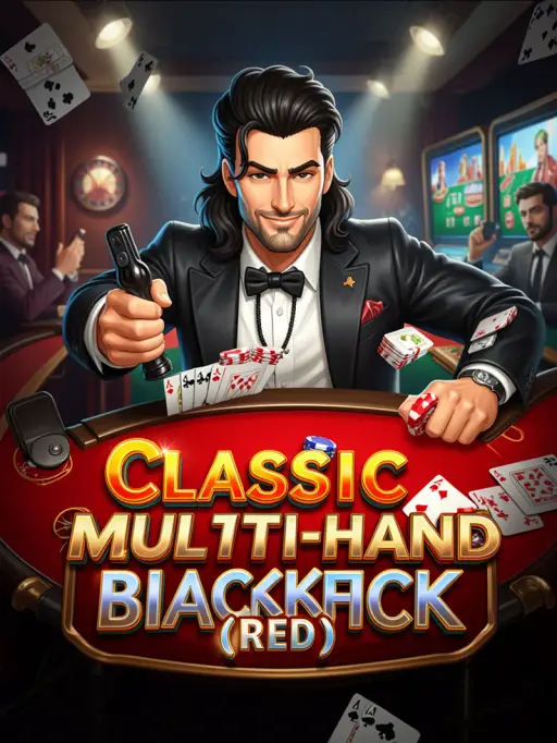 Classic Multi-Hand Blackjack (Red)